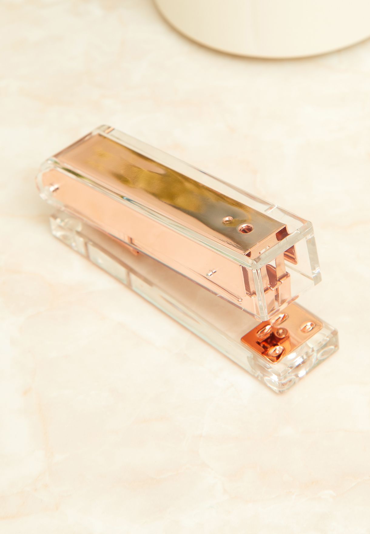 Rose Gold Acrylic Stapler