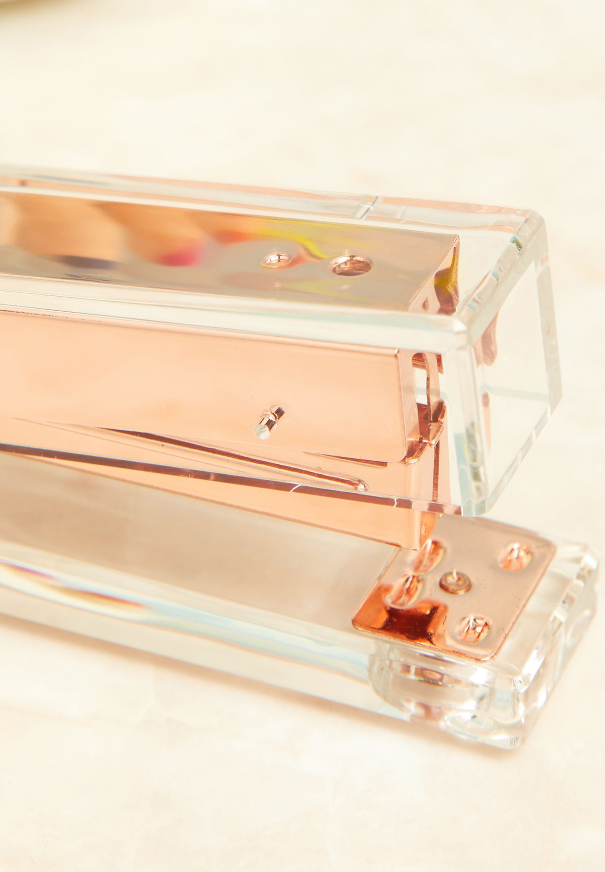 Rose Gold Acrylic Stapler
