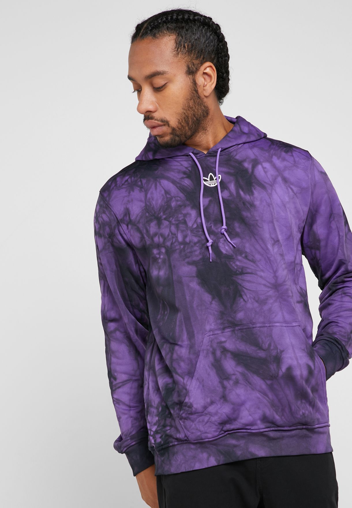 adidas originals space dye full zip hoodie