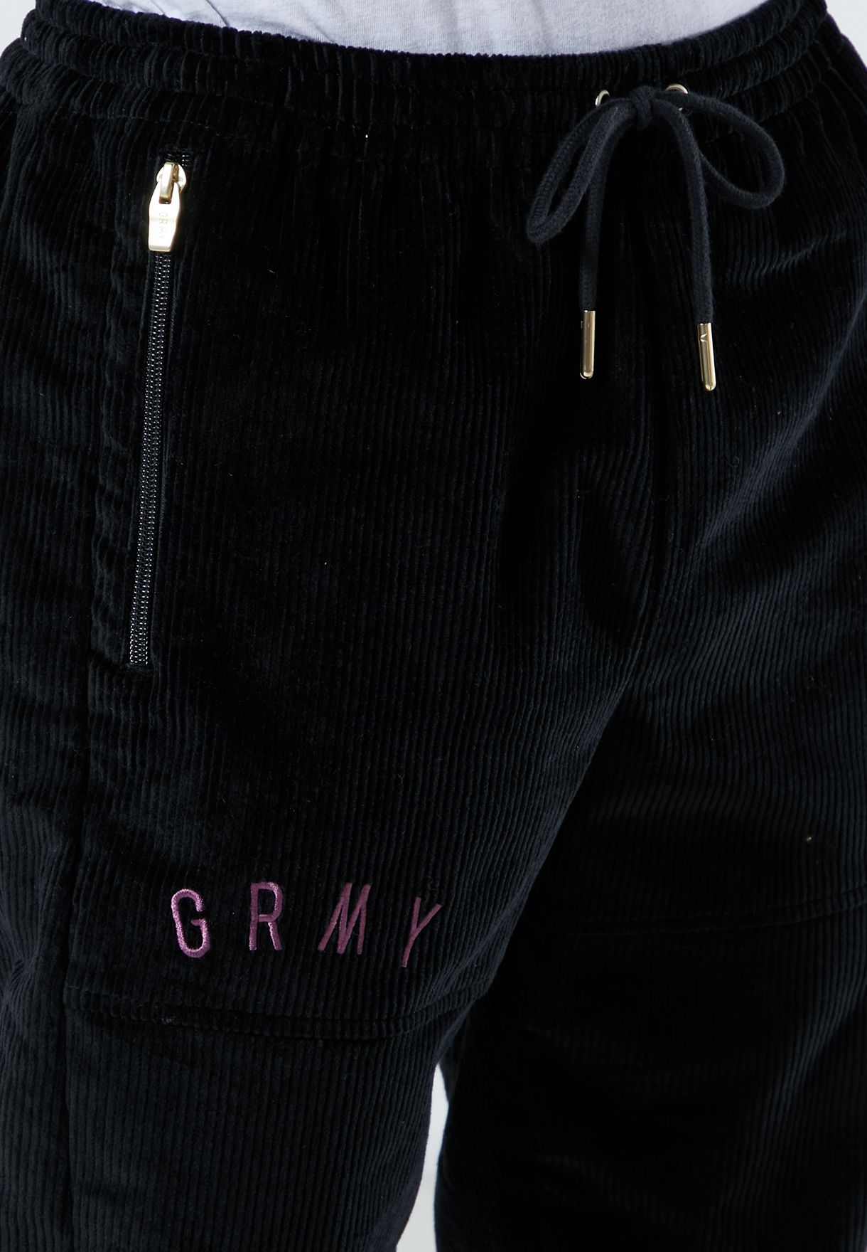 corduroy track pants