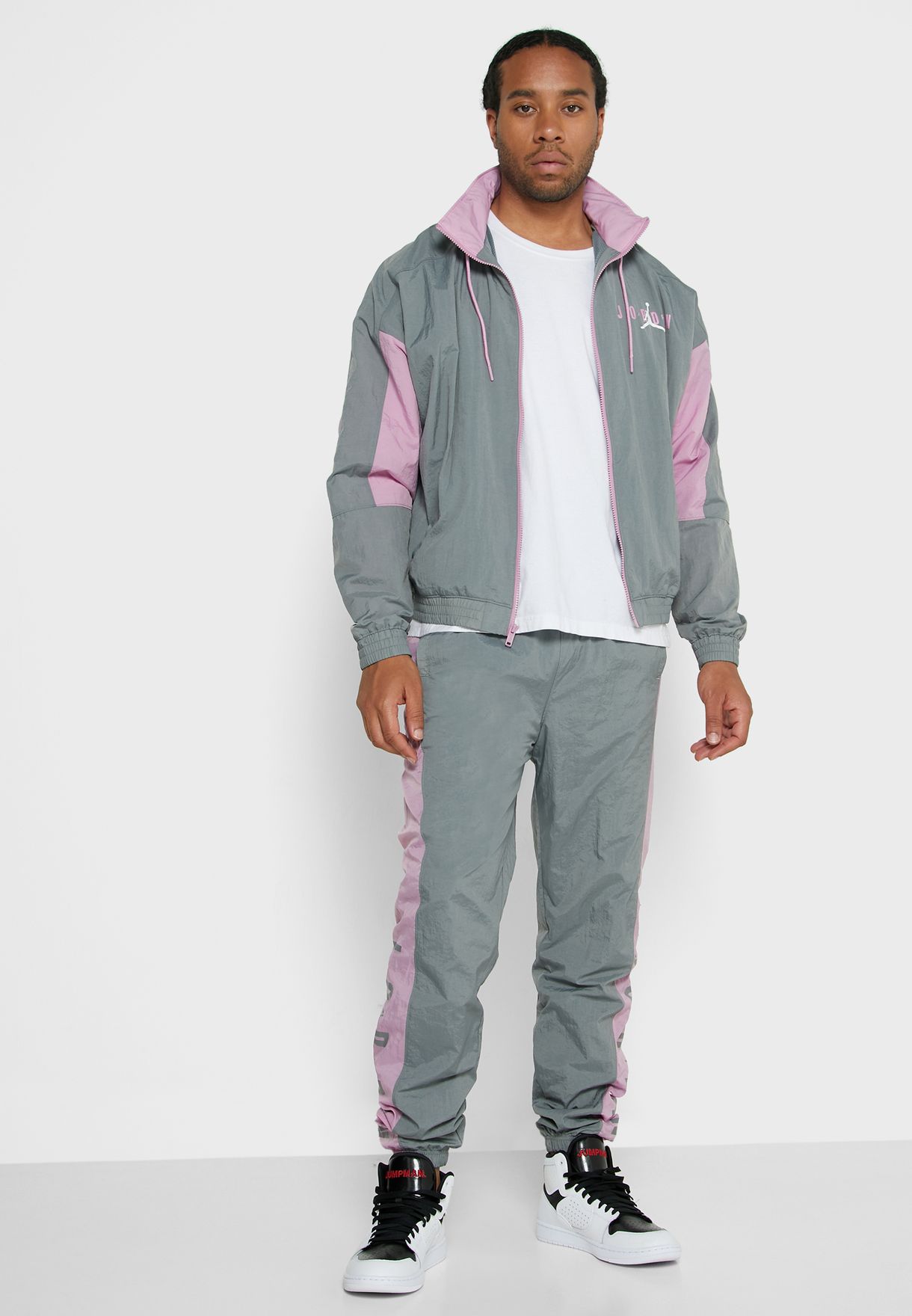 jordan dna tracksuit grey