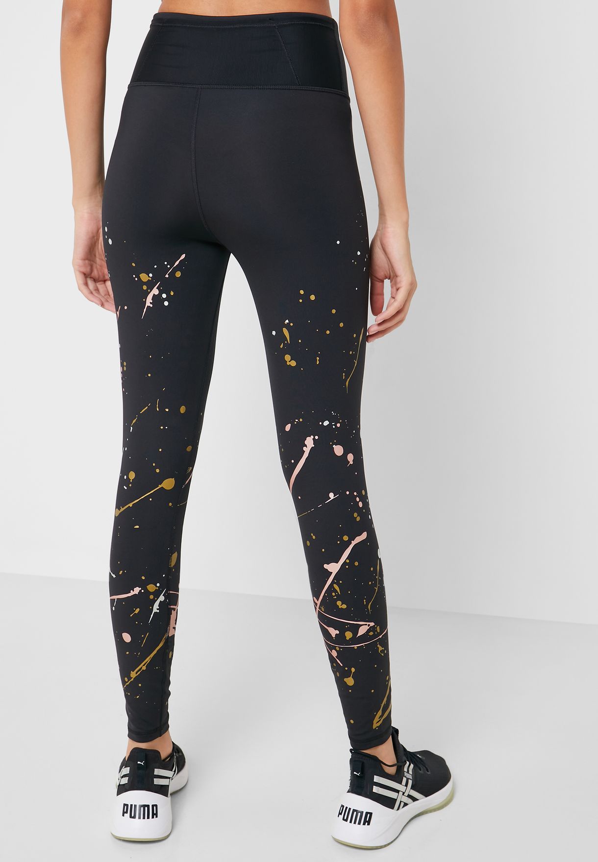 puma metal splash splatter tight