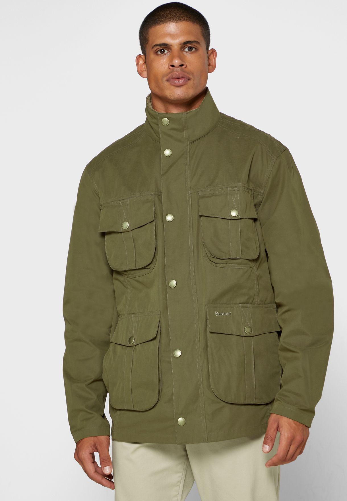 Buy Barbour brown Sanderling Pocket Detail Jacket for Men in MENA ...