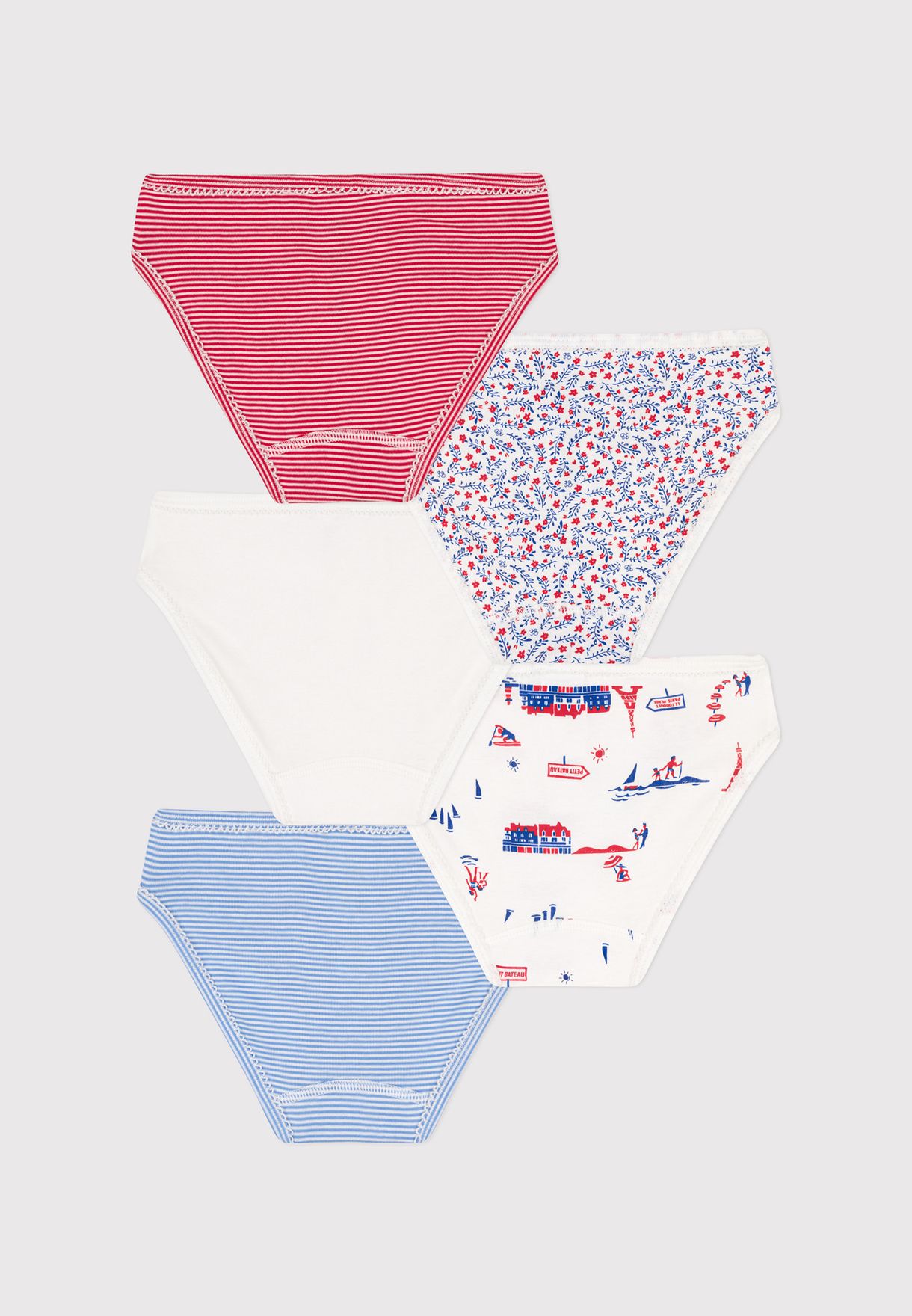 Youth 5 Pack Assorted Knicker