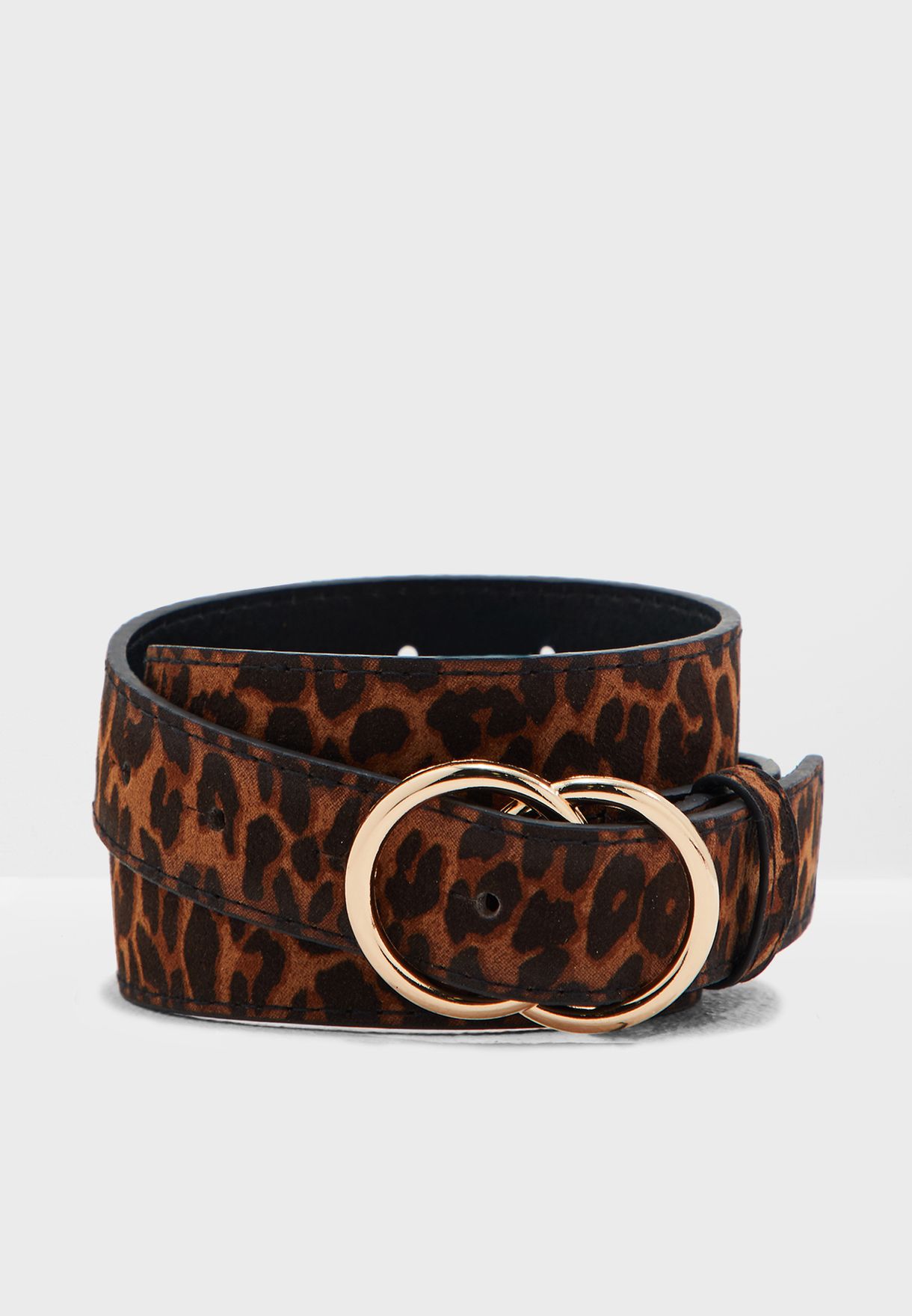 leopard print belt new look