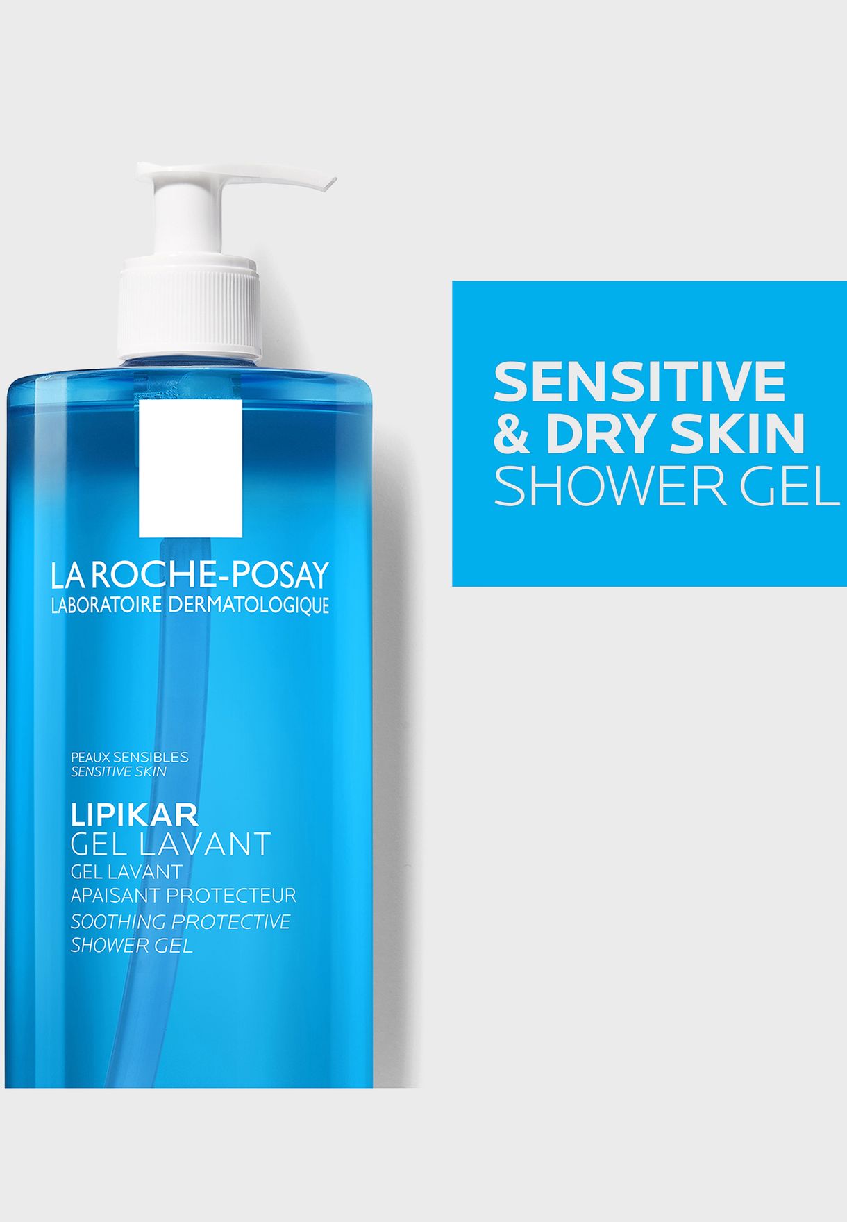 Buy Lipikar Gel Lavant Shower Gel For Dry Skin 750ml for Women in Dubai
