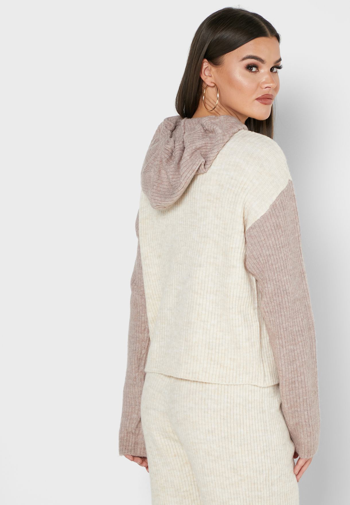 Buy Missguided beige Color block Sweater for Women in Dubai, Abu Dhabi
