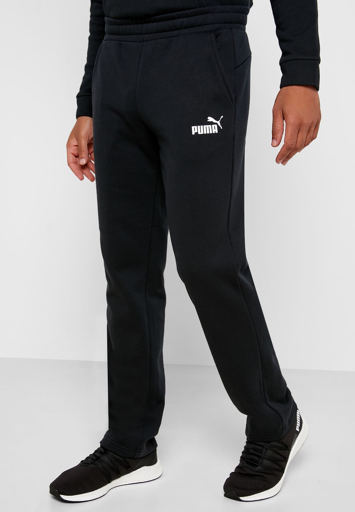 puma sweatpants black
