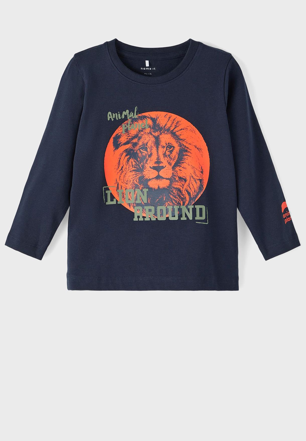 Kids Lion Print T-Shirt