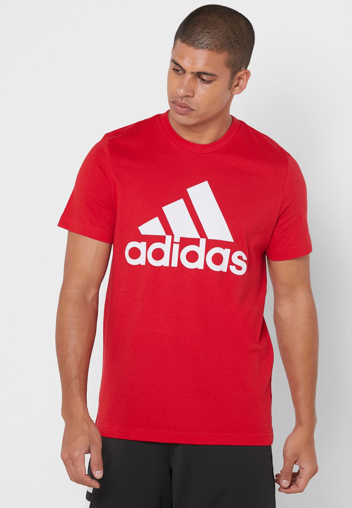 adidas red tee shirt
