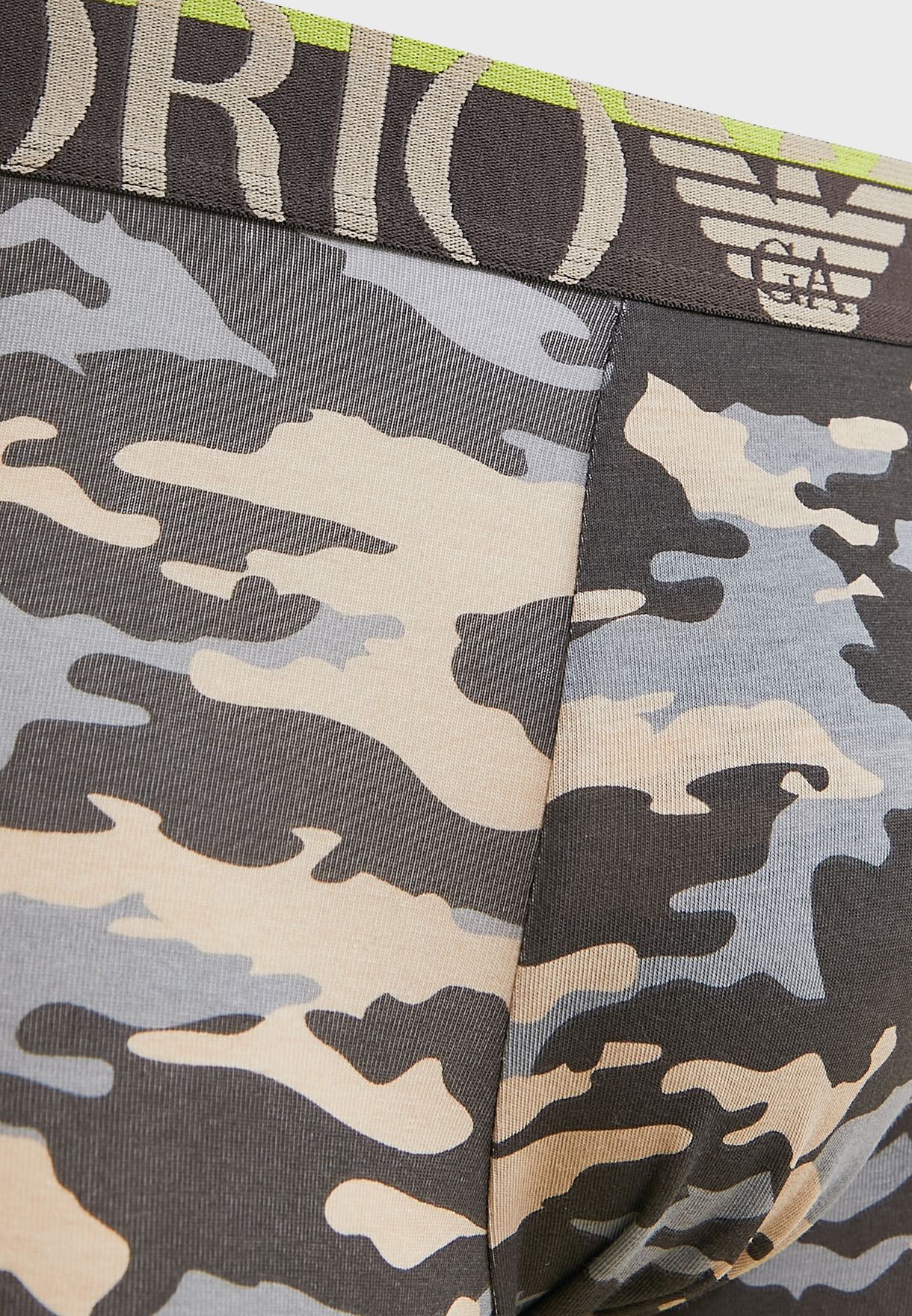 Logo Band Camo Trunks