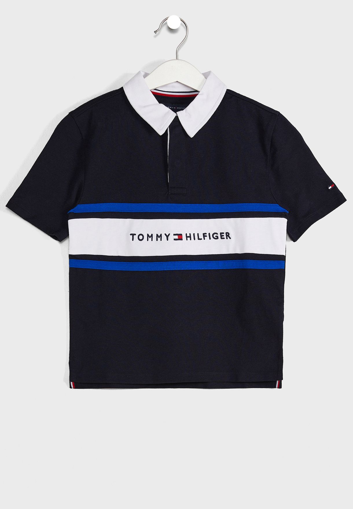 Kids Oversized Logo Polo