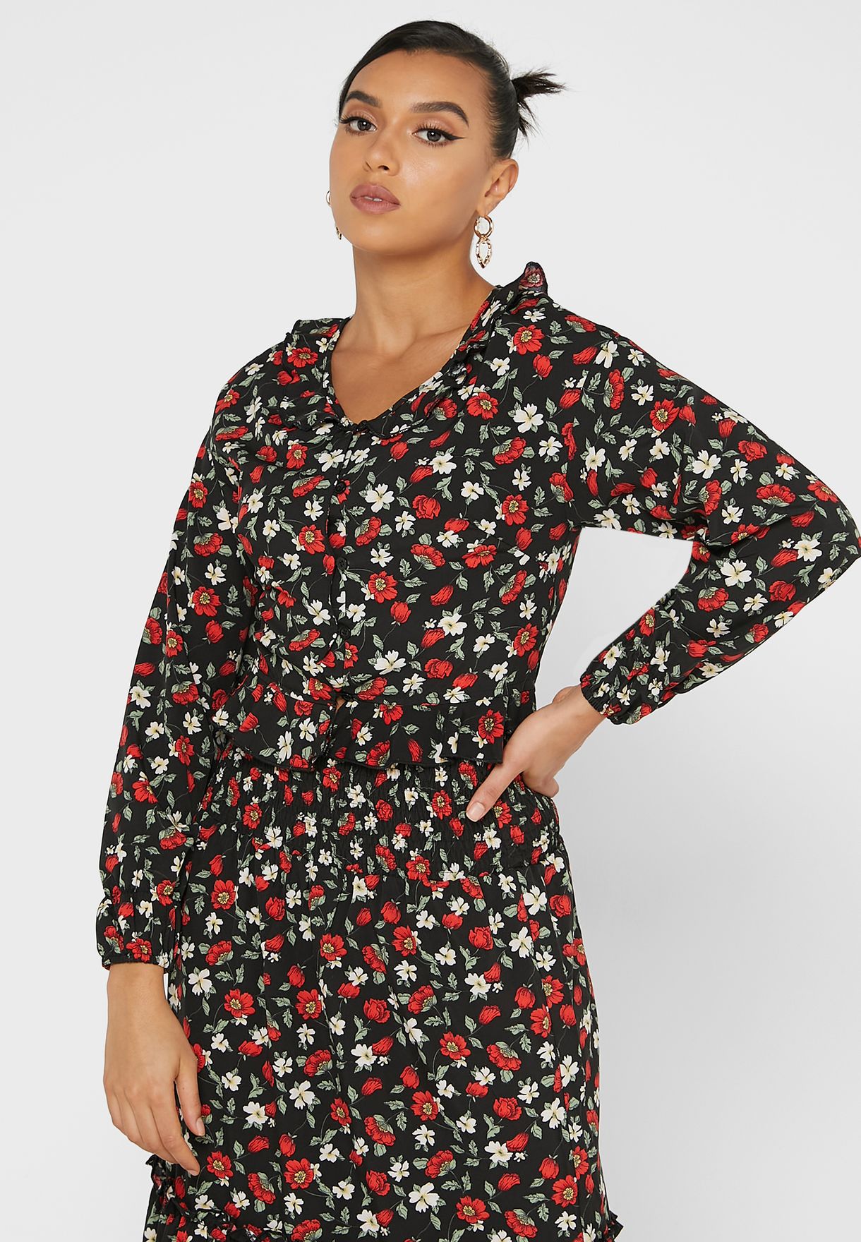 Ditsy Skirt Set