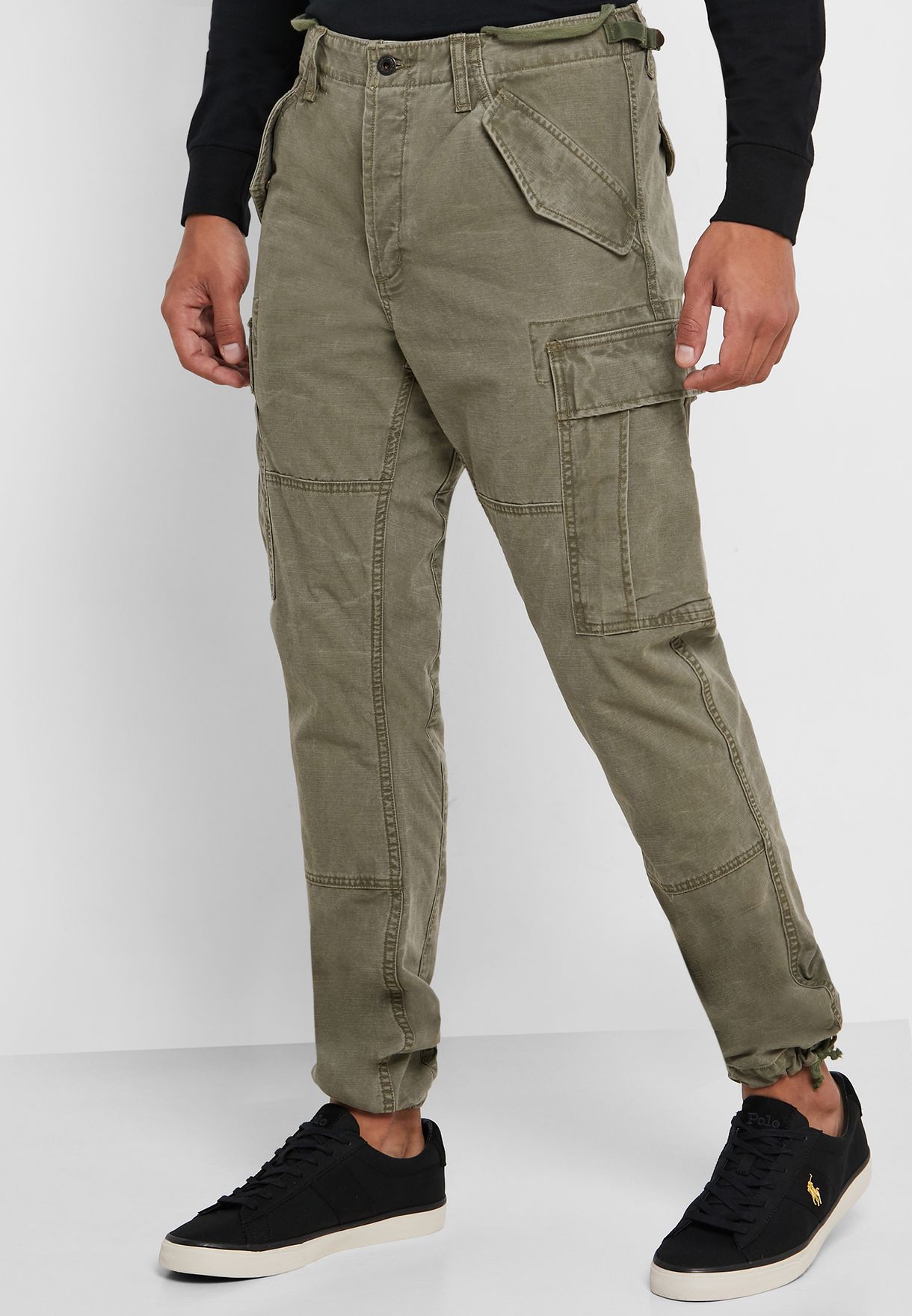 polo khaki cargo pants