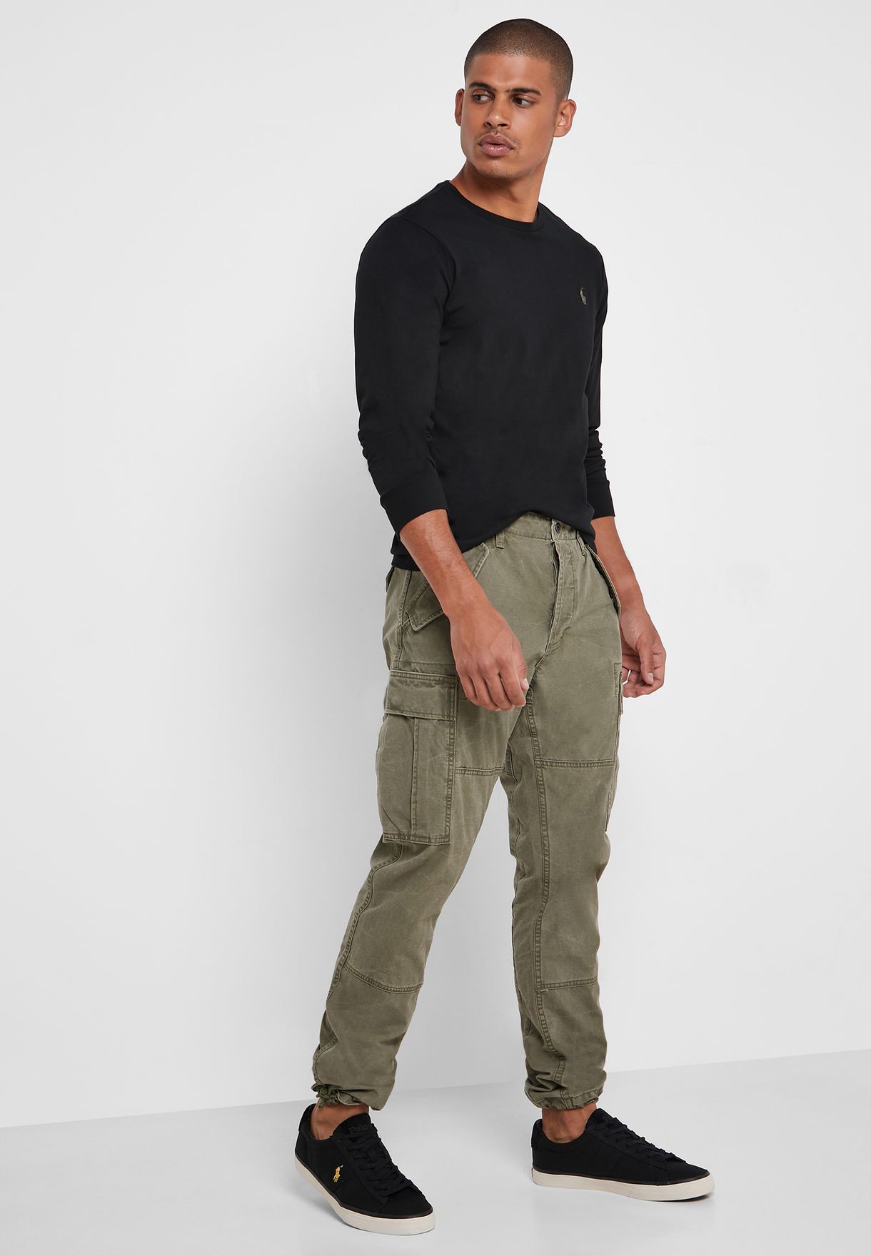 Buy Polo Ralph Lauren khaki Slim Fit Cargo Pants for Men in Riyadh, Jeddah