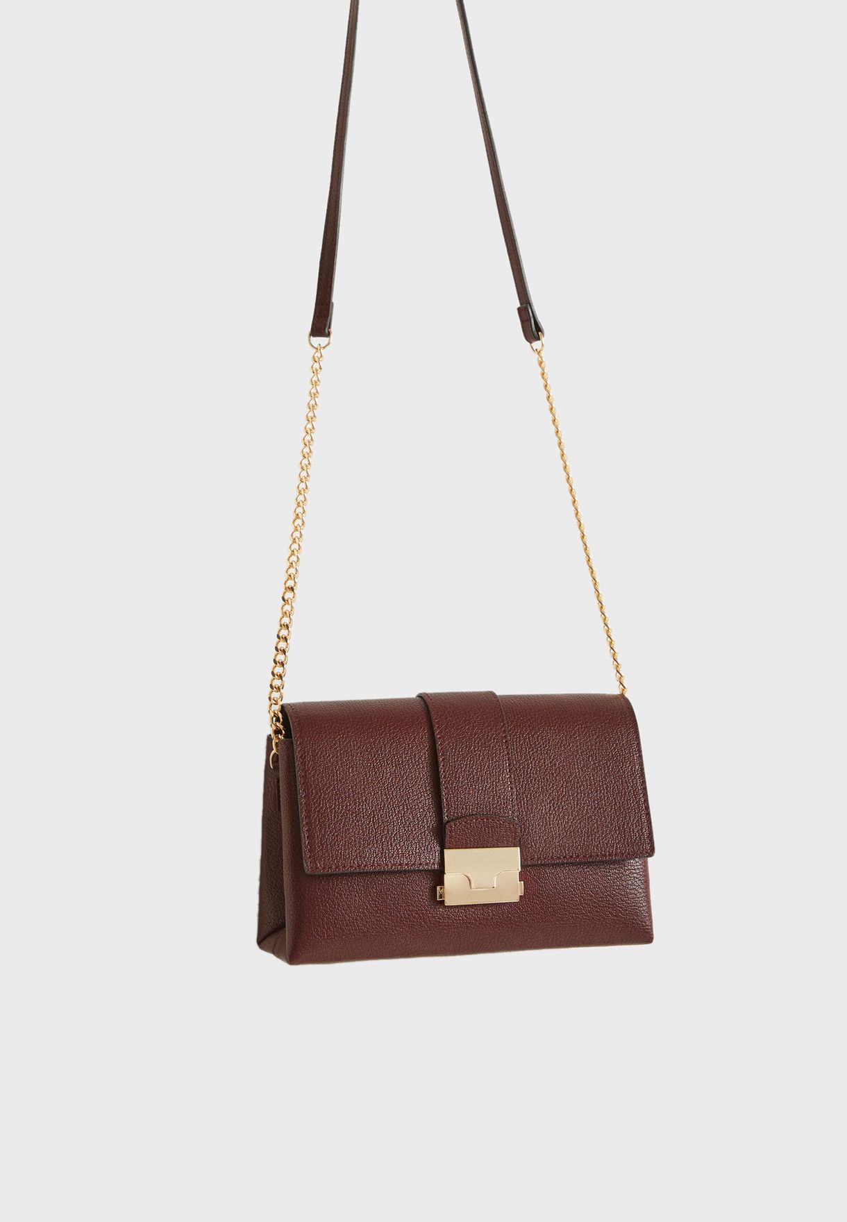 mango burgundy bag