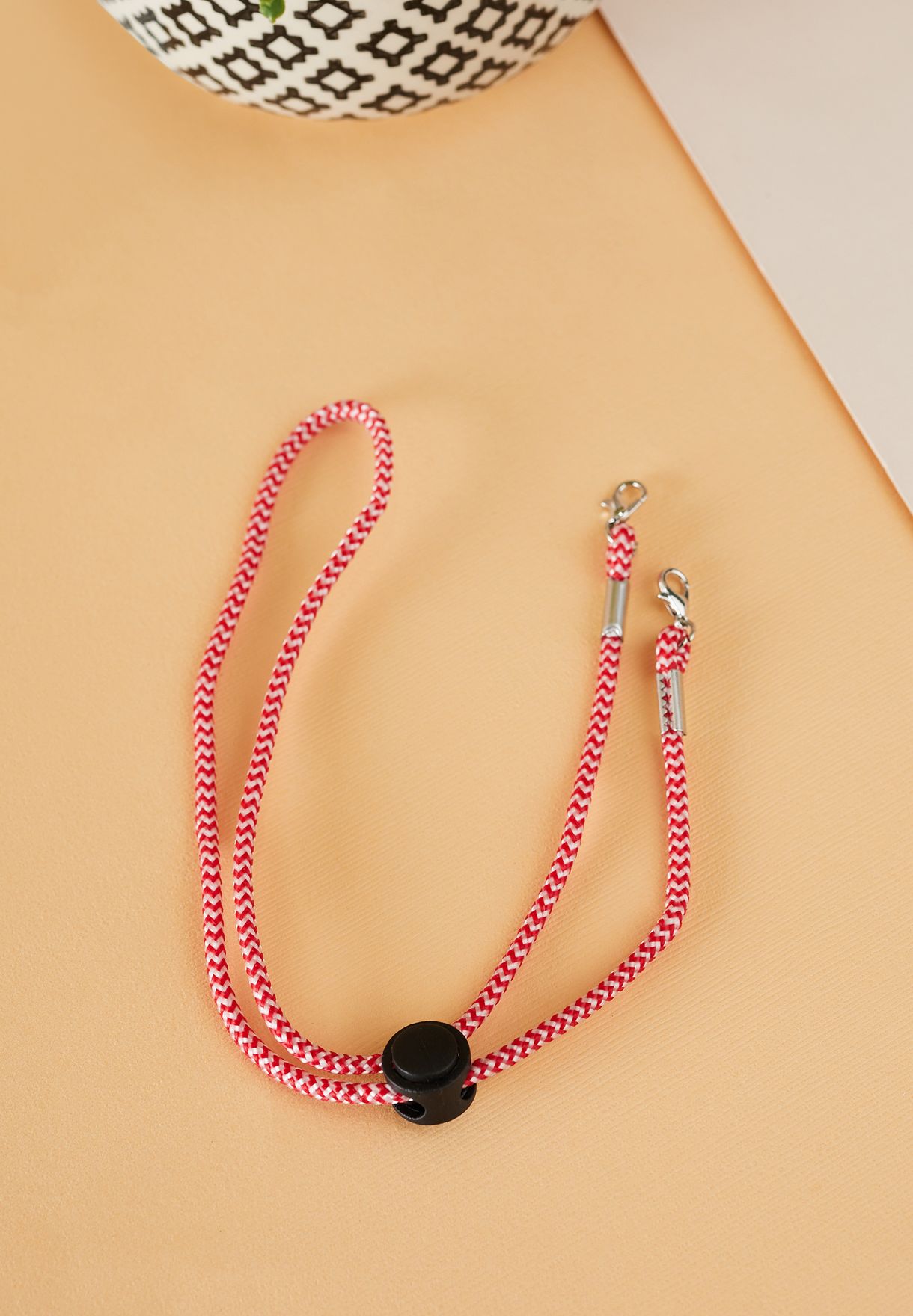 Braided Red Mask Chain