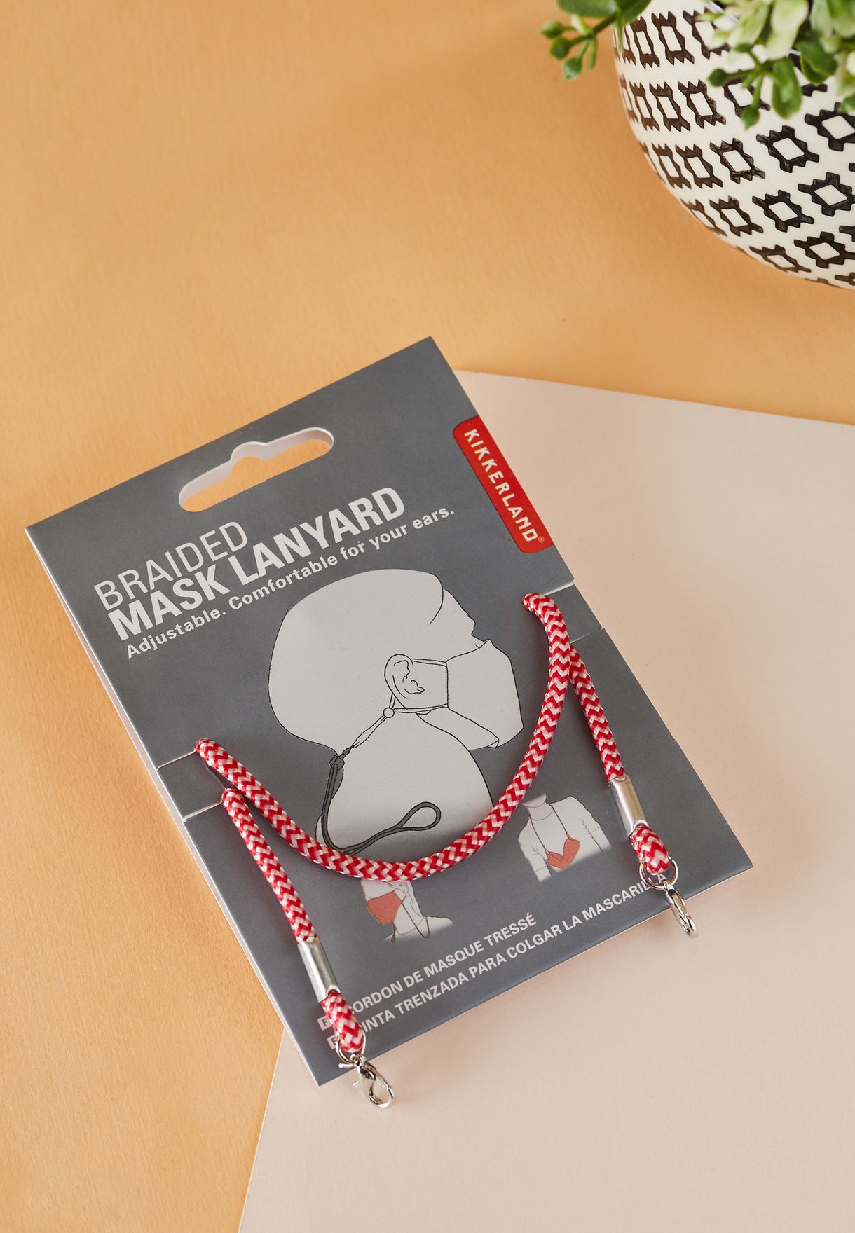 Braided Red Mask Chain