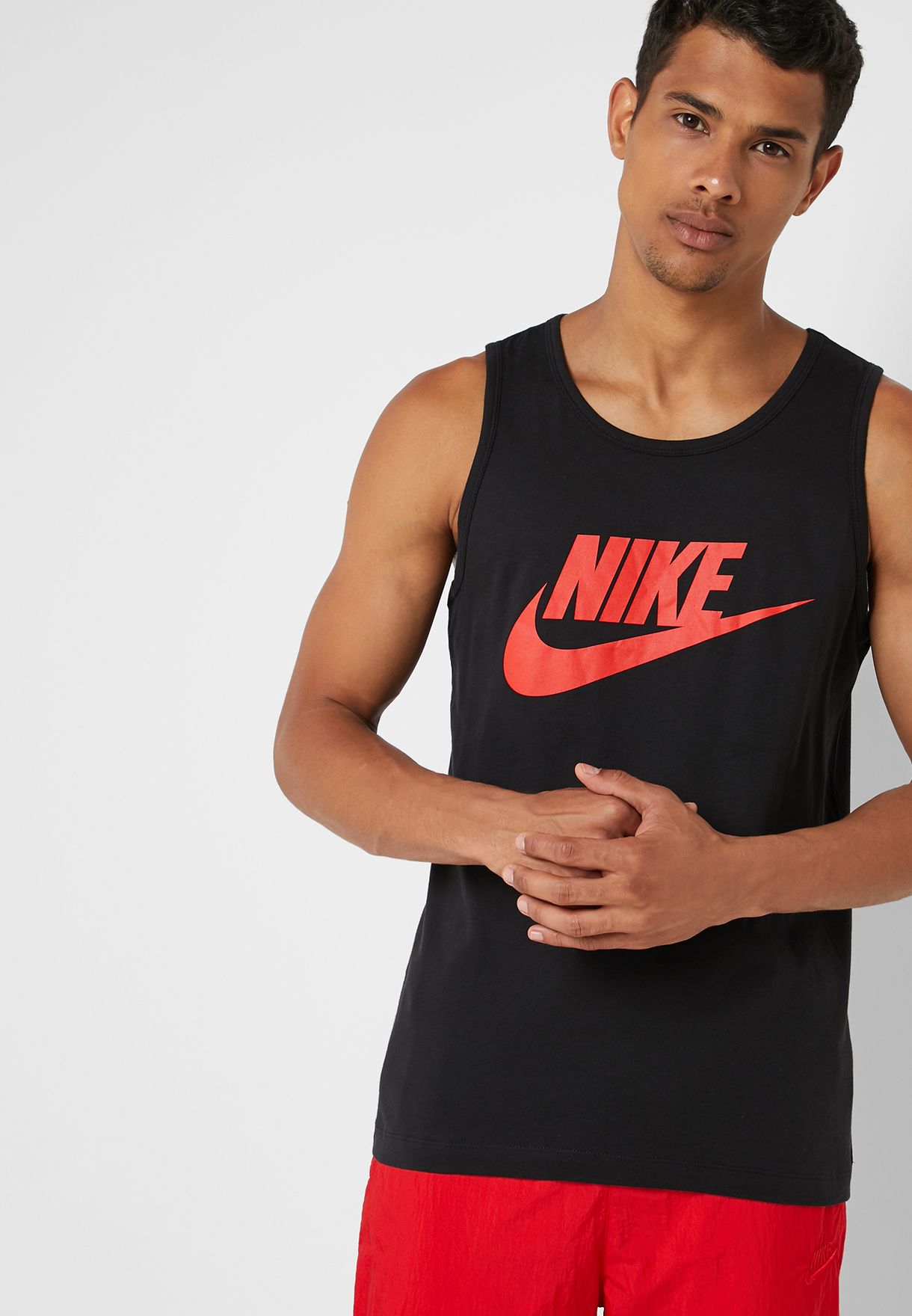 Buy Nike black Futura Icon Tank for Men in MENA, Worldwide | AR4991-010
