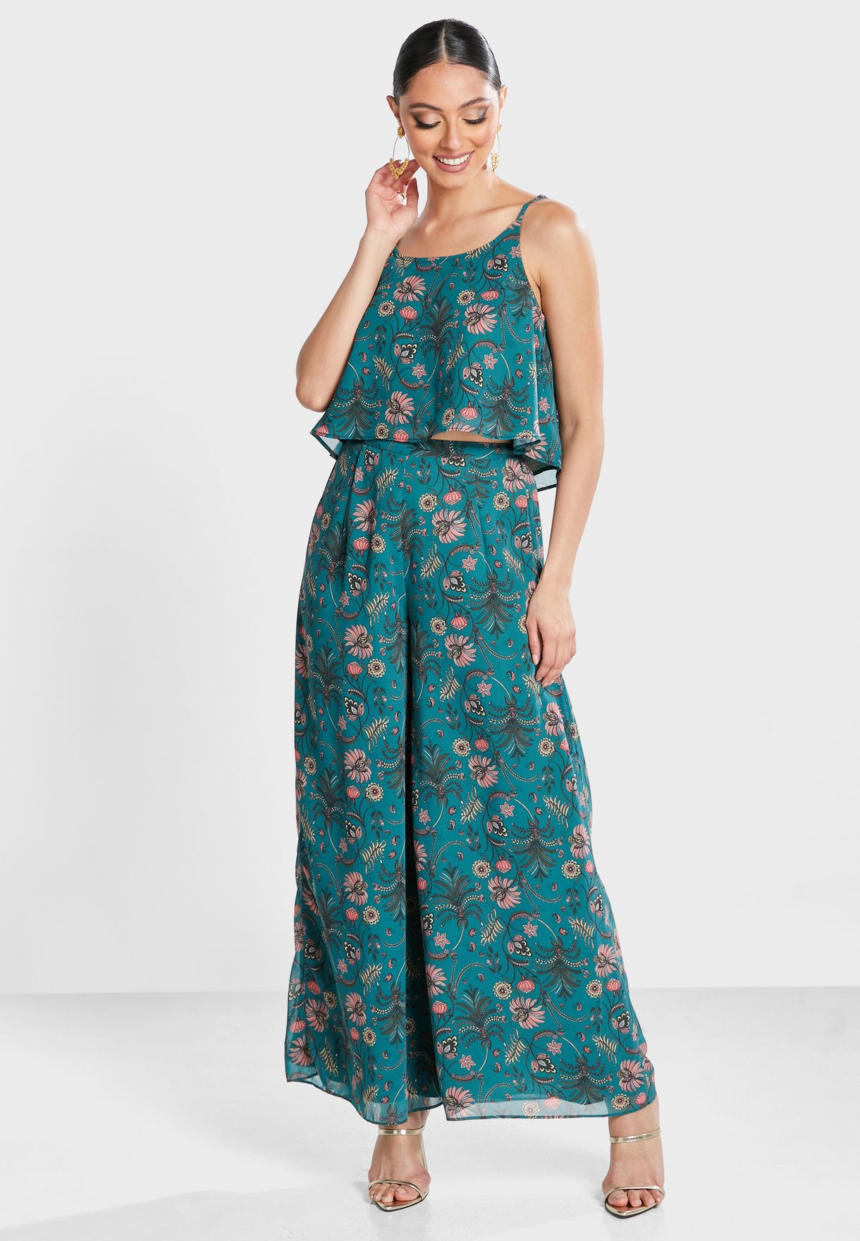 floral print palazzo