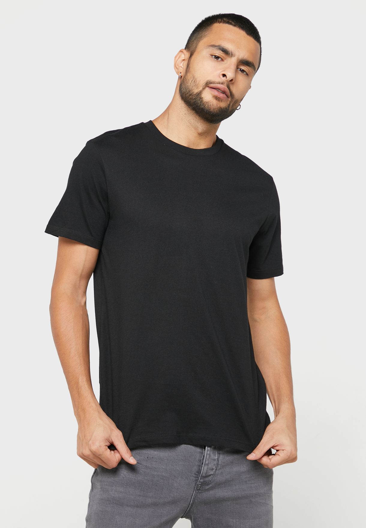 5 Pack Assorted Crew Neck T-Shirt