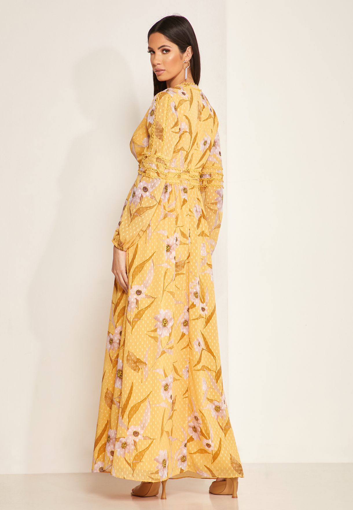 ted baker kiala floral maxi dress