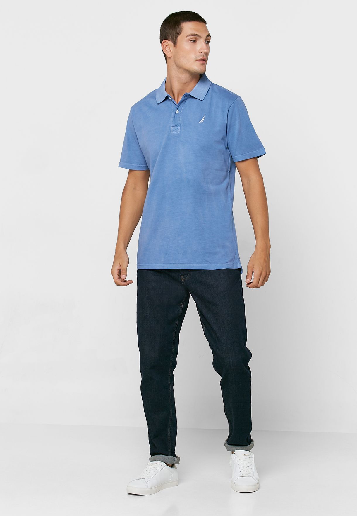 Color Block Polo