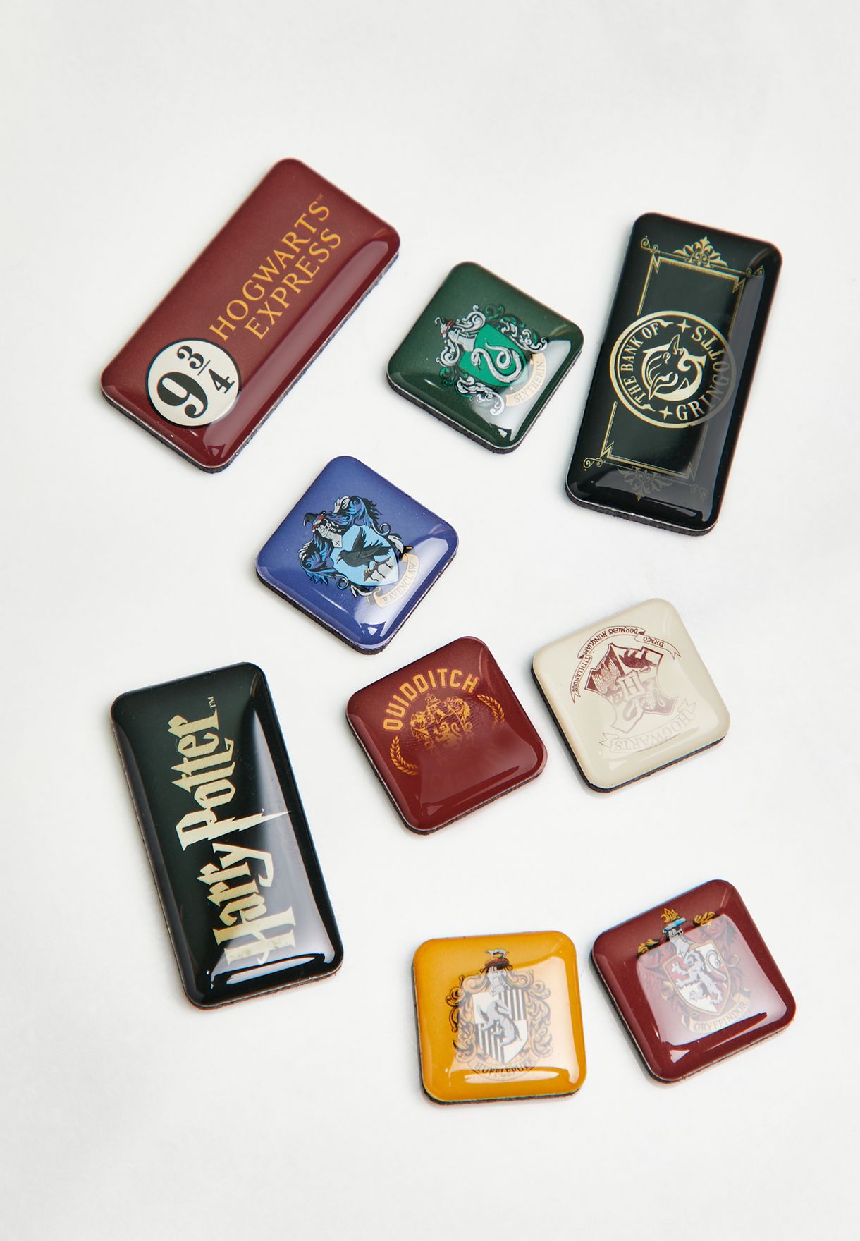 Harry Potter Houses Set Of 9 Magnets