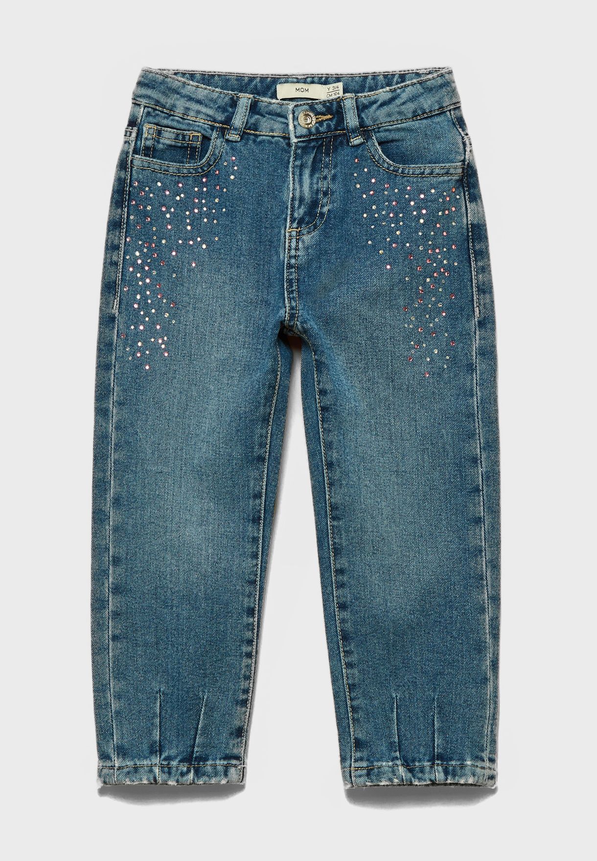 Jeans marine straight fit OVS Bambina Abbigliamento Pantaloni e jeans Jeans Jeans straight 