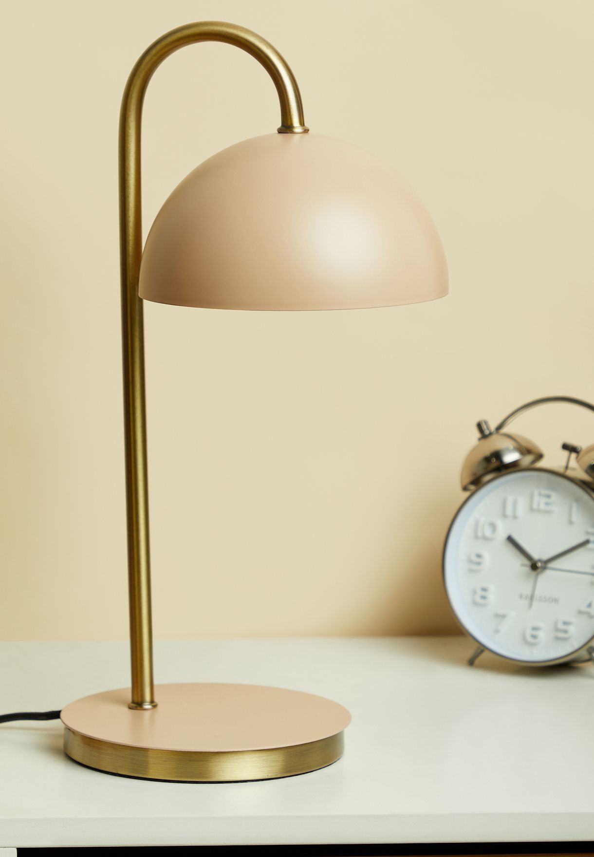 Dome Matte Pink Table Lamp