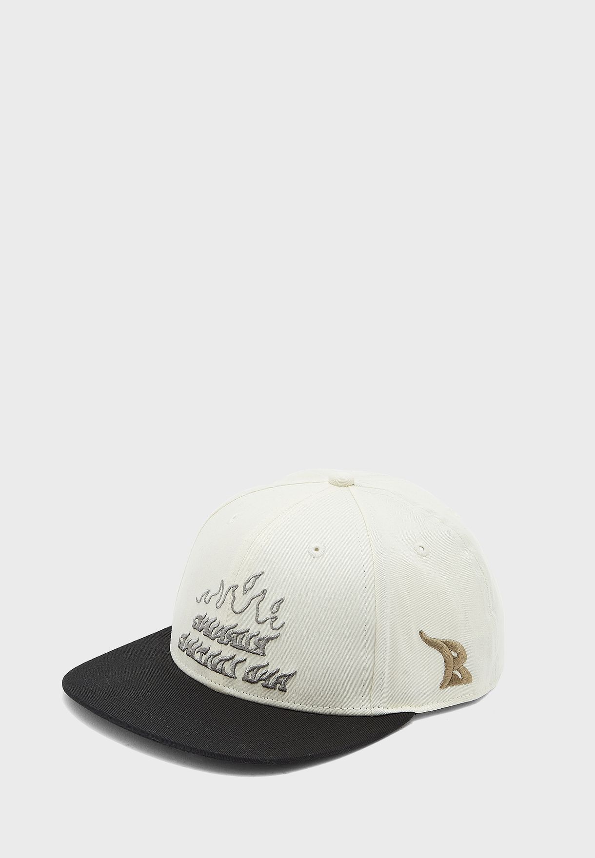 Snow Fox Bicolor Snapback Cap