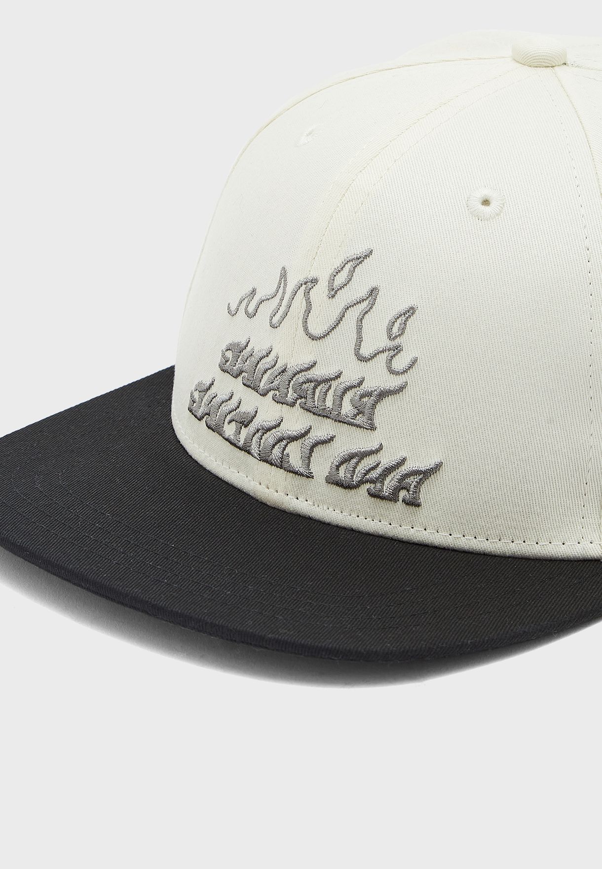 Snow Fox Bicolor Snapback Cap