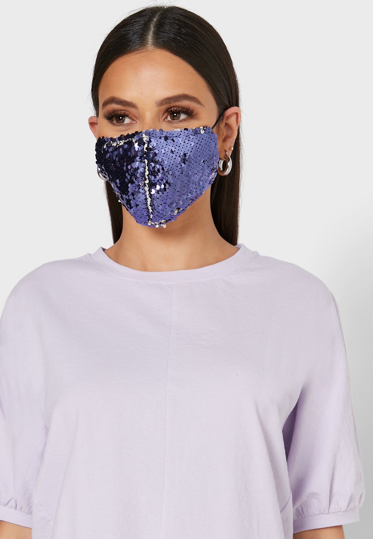 Color Sequin Mask 