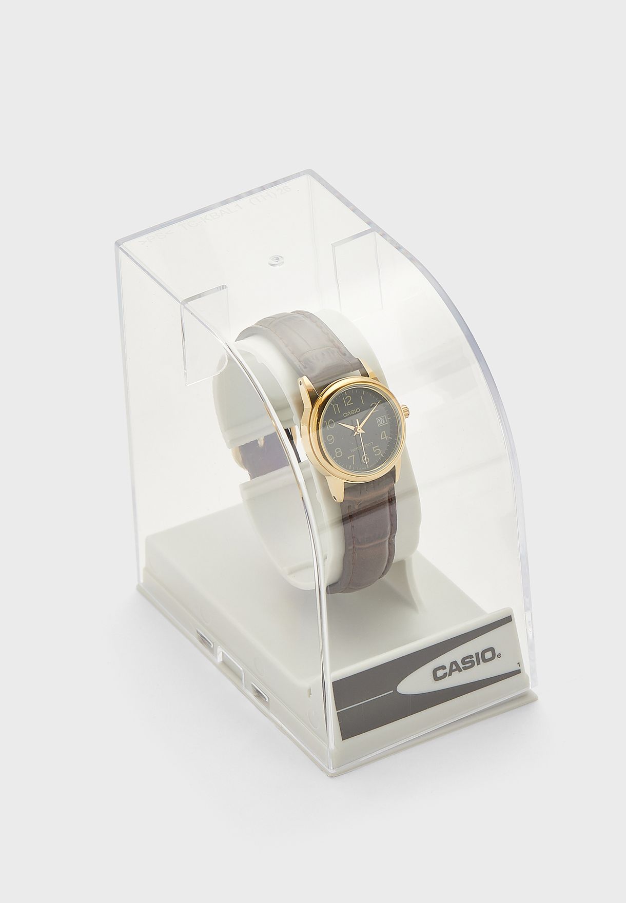 Leather Strap Analog Watch