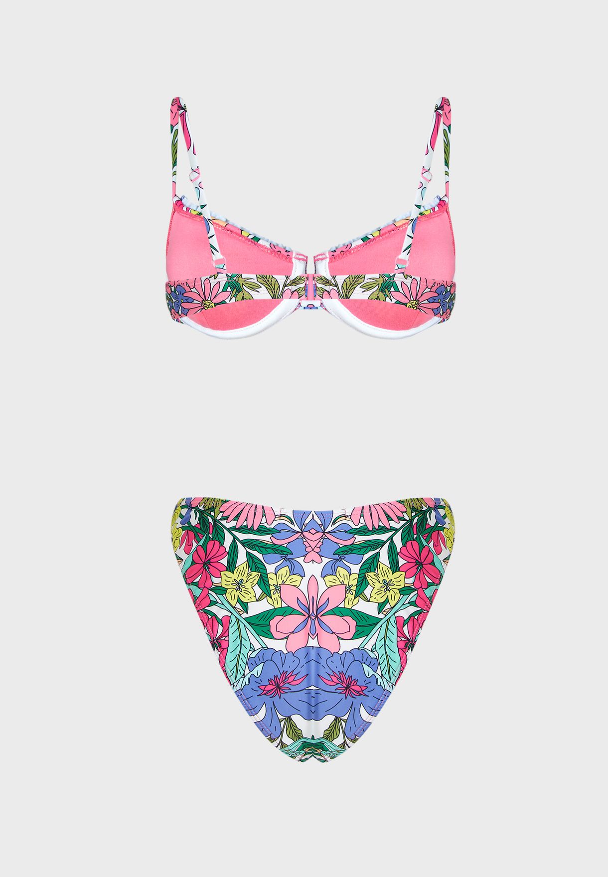Floral Printed Bikini Set