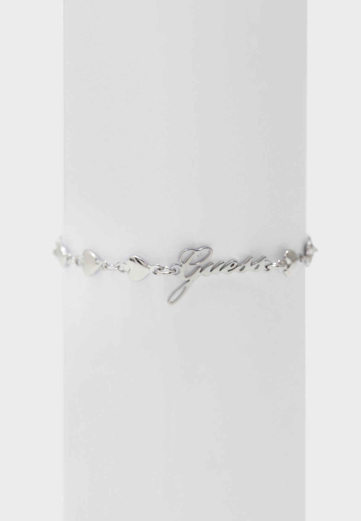 guess logo bracelet