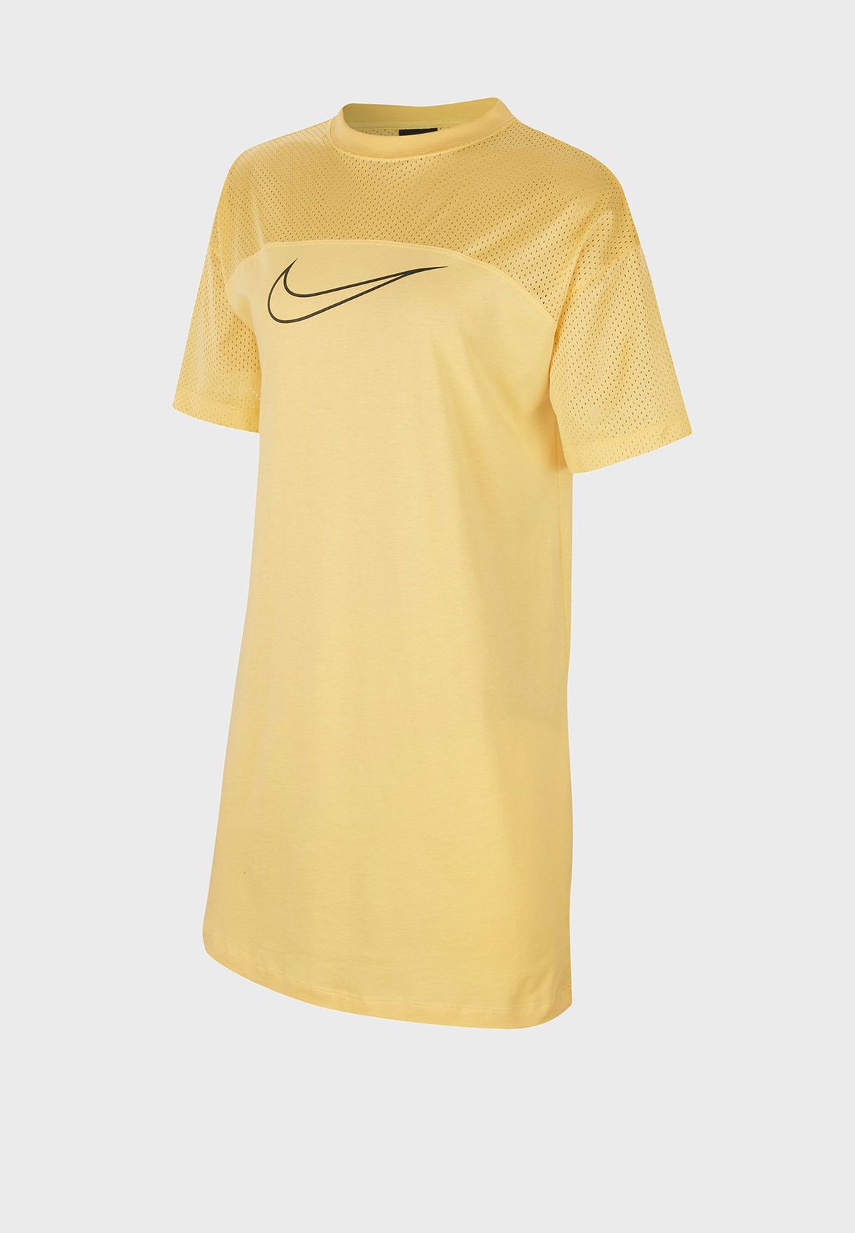 Buy Nike yellow NSW Mesh Dress for 