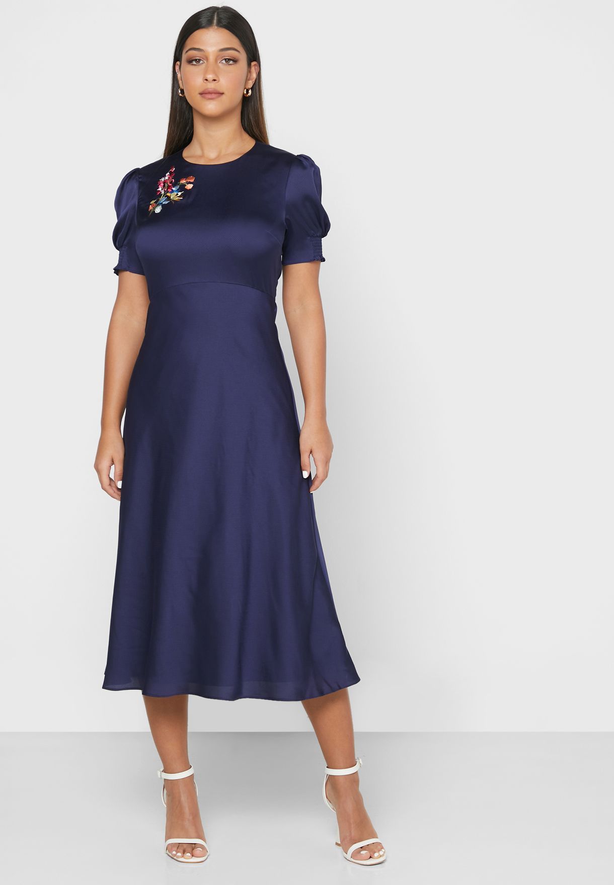 ted baker ellan embroidered dress