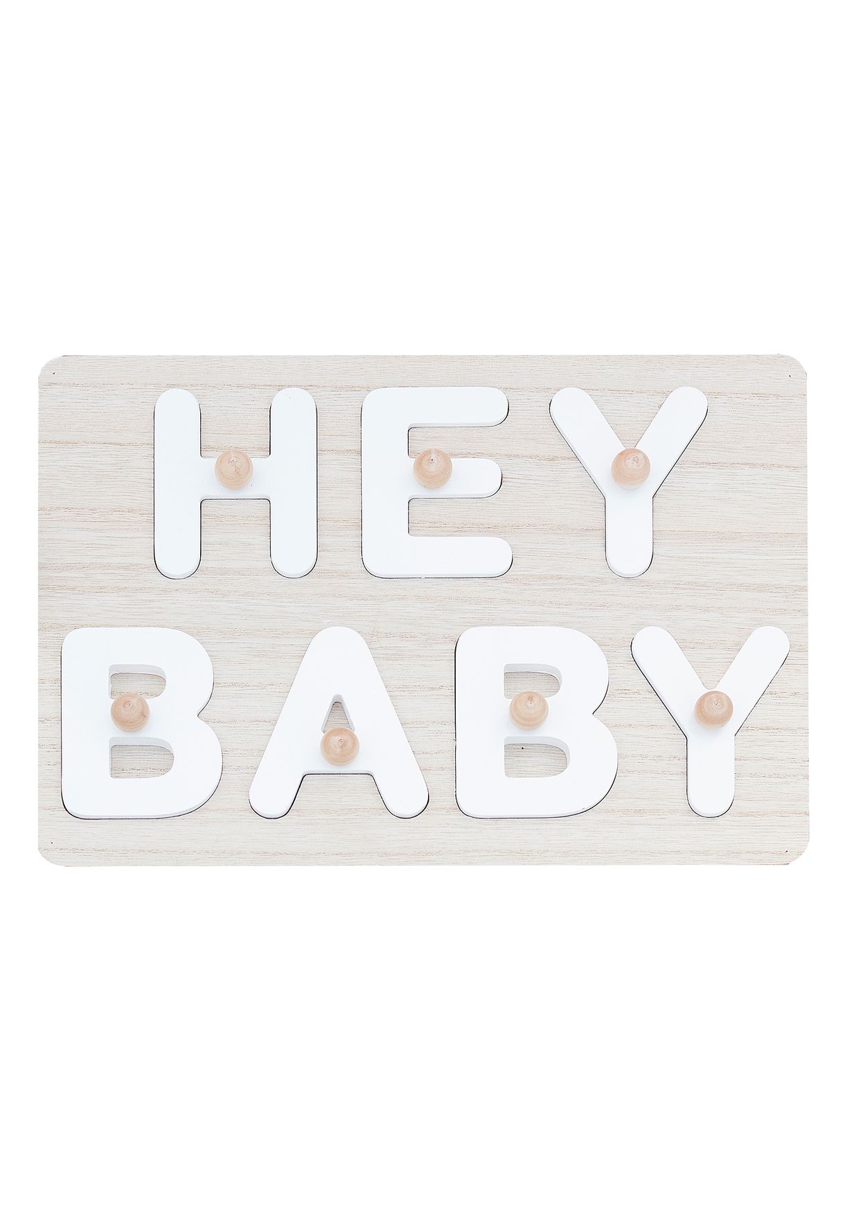 Hey Baby Wooden Puzzle Guest Book