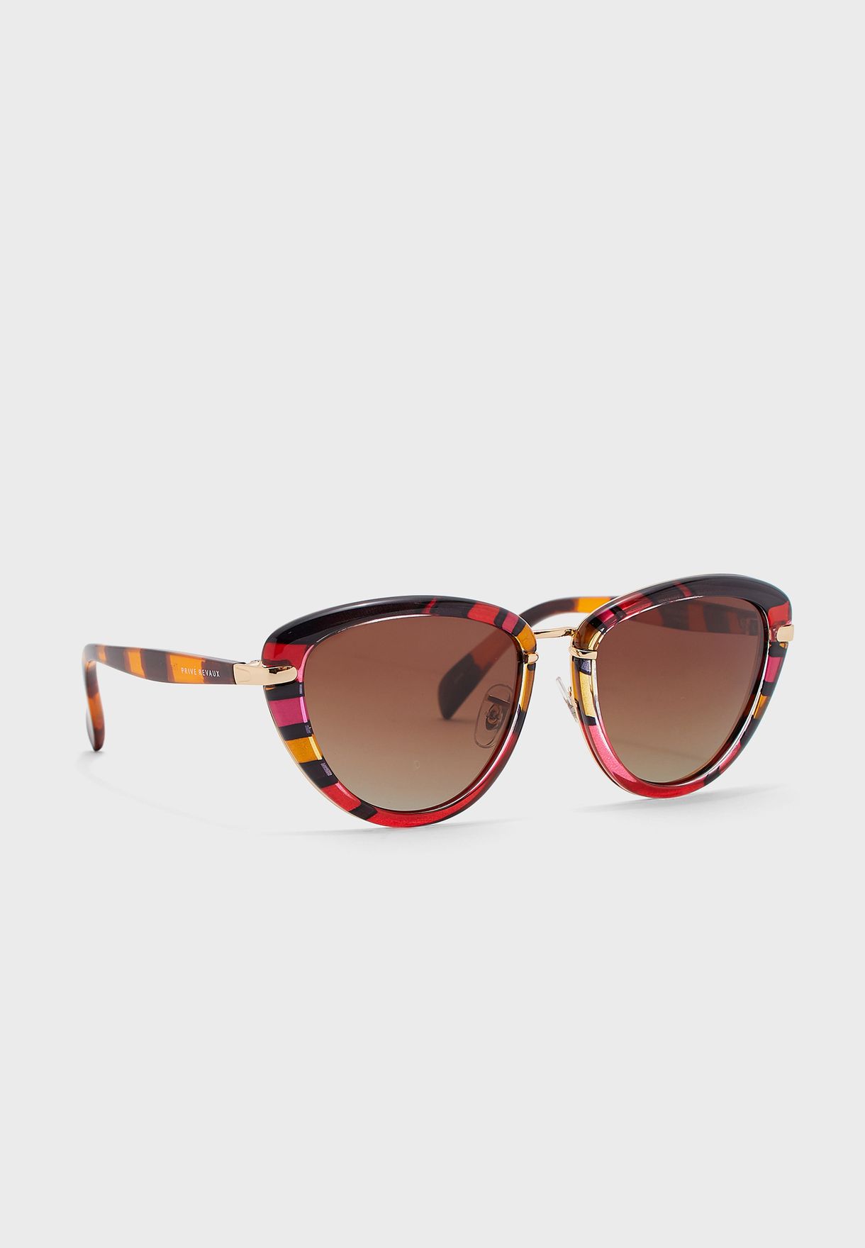 Buy Prive Revaux Brown The Monet Cat Eye Sunglasses For Women In Mena