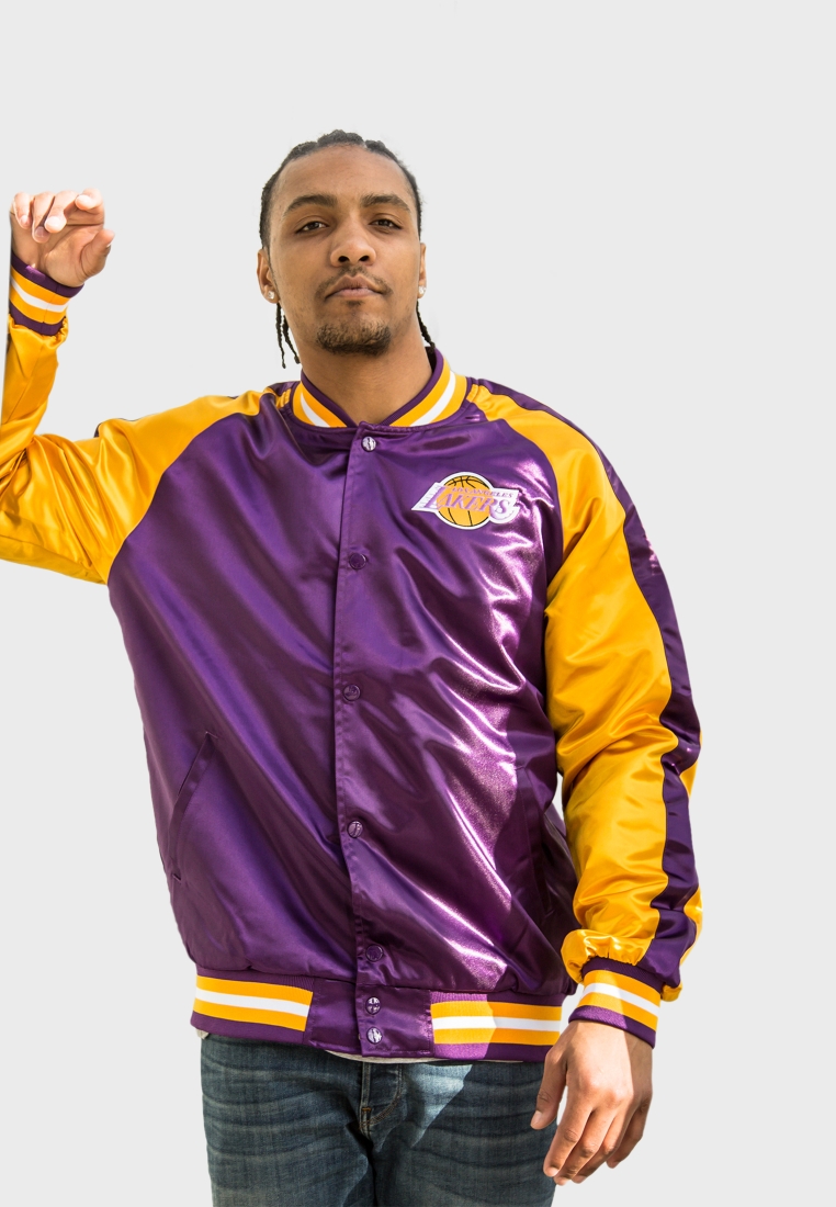 Mitchell and Ness Los Angeles Lakers Bomber Jacket