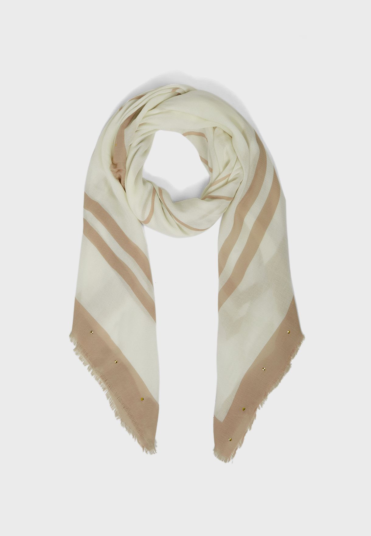 tommy hilfiger white scarf