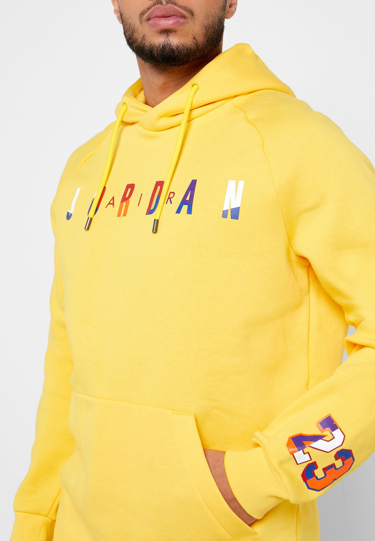 yellow jordan hoodie