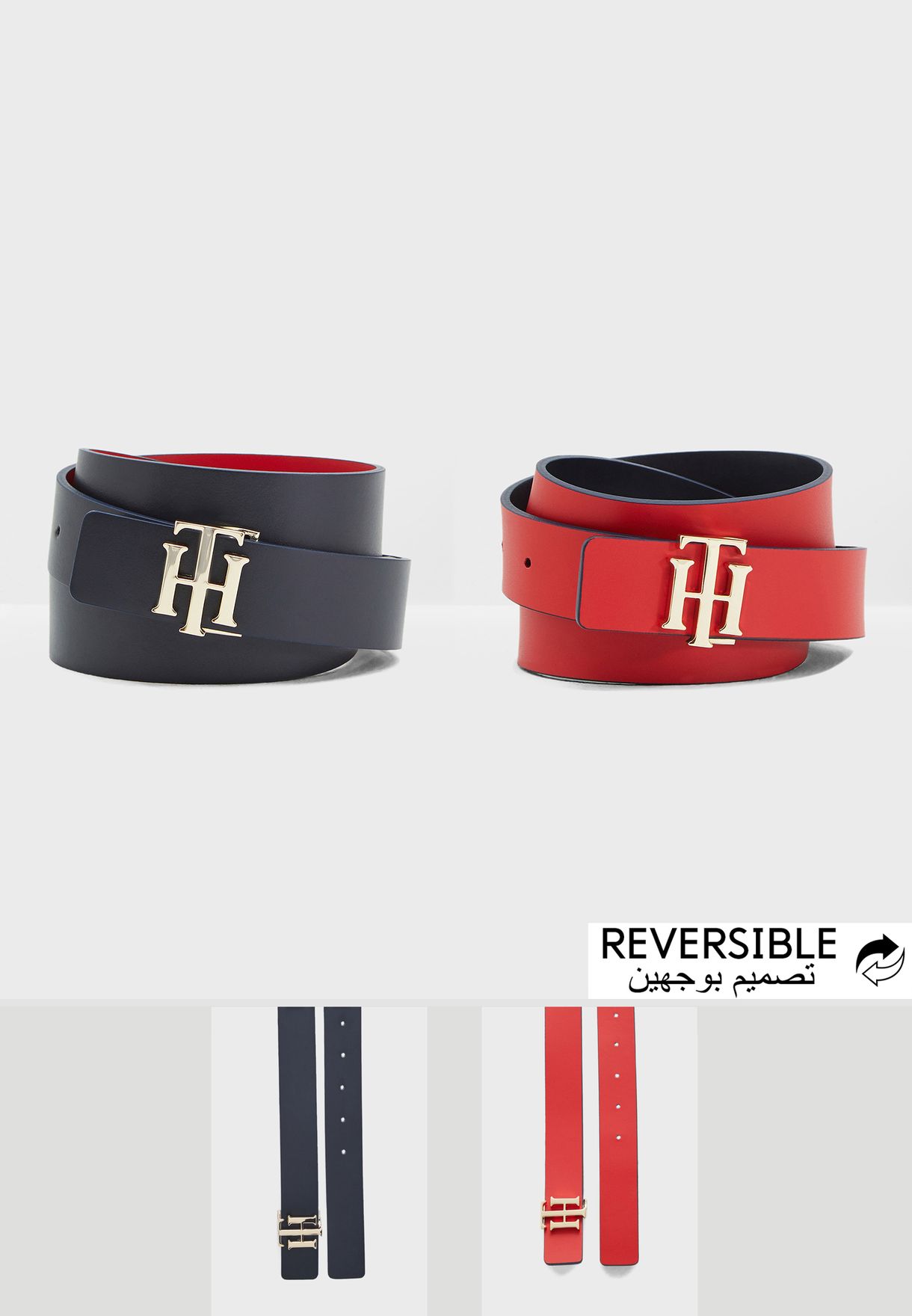 tommy hilfiger red belt