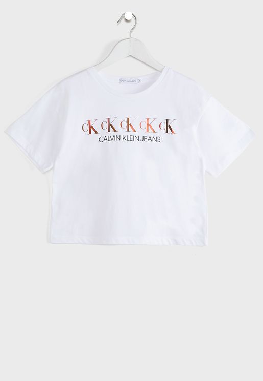 Kids Repeat Logo T-Shirt