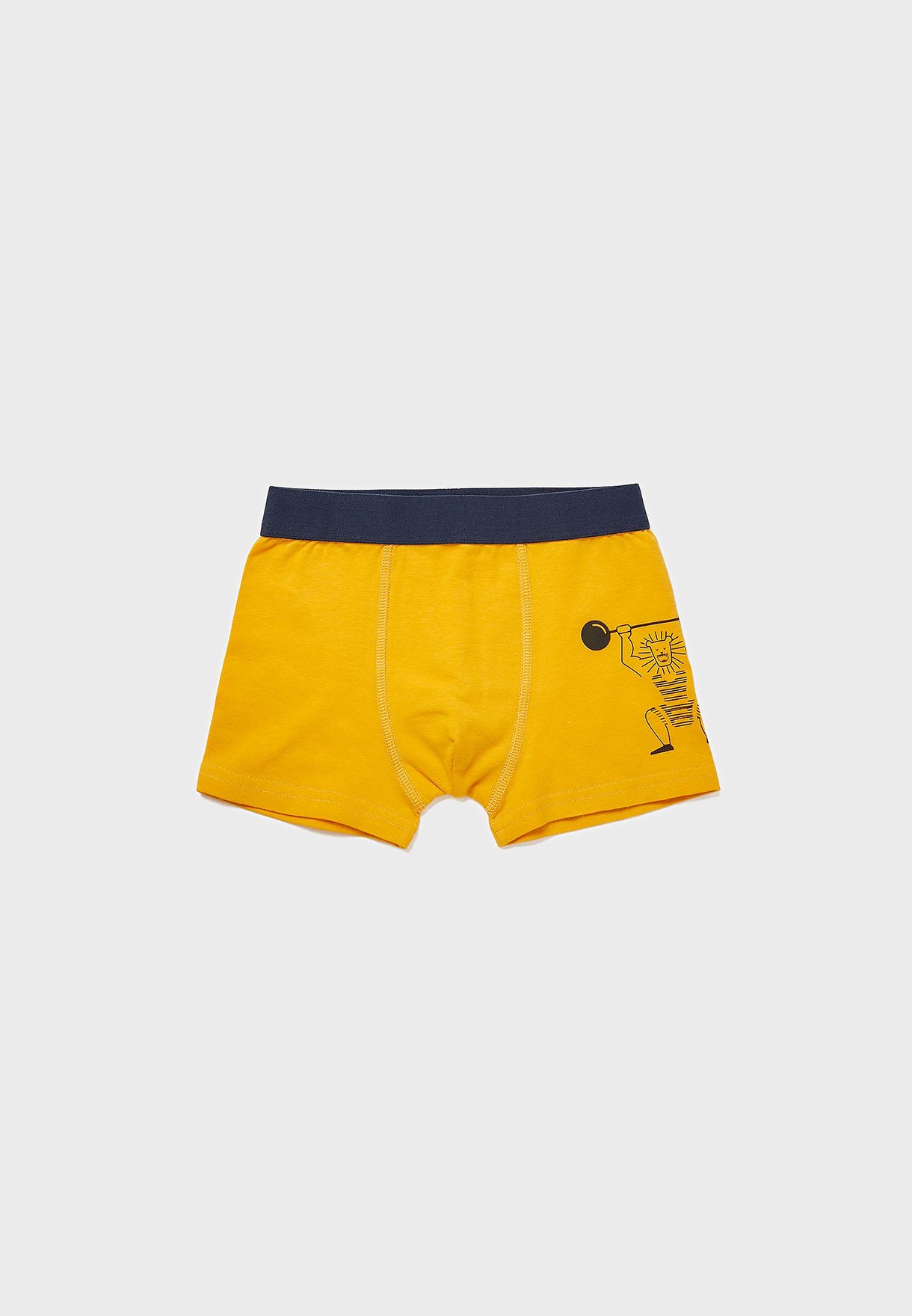Kids 4 Pack Assorted Trunks