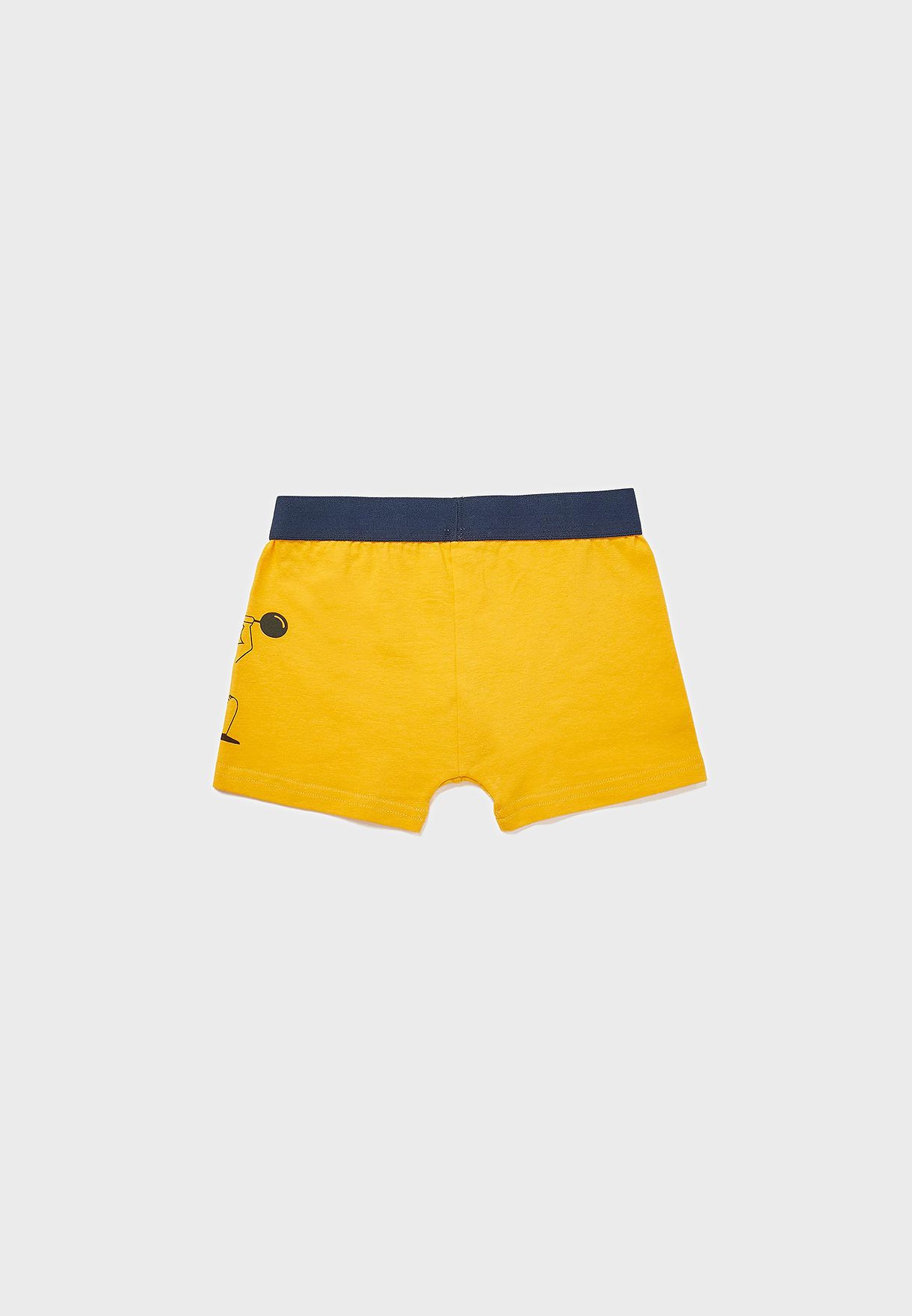 Kids 4 Pack Assorted Trunks