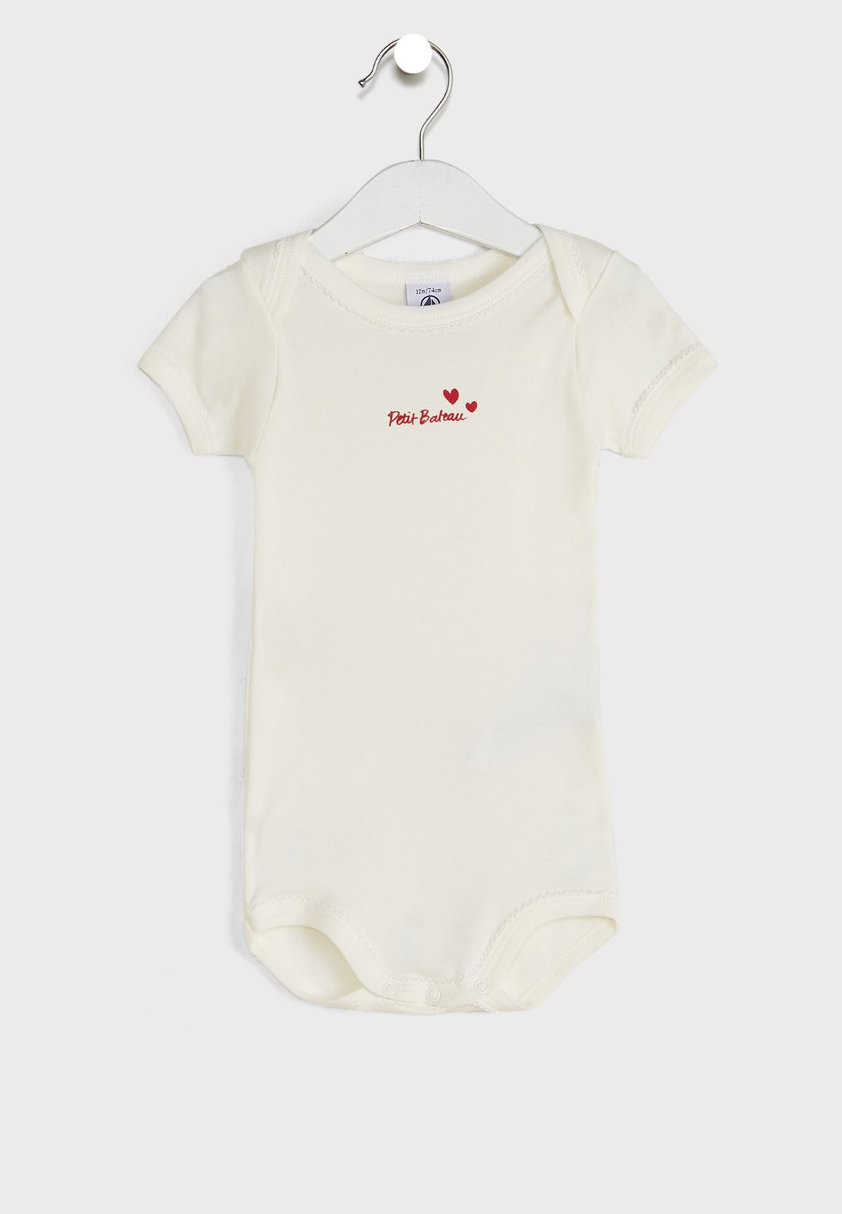 Infant 3 Pack Heart Print Bodysuit