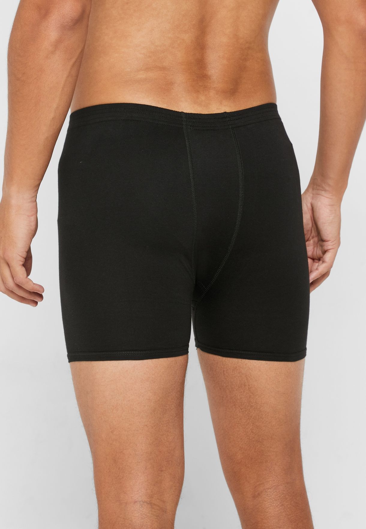 3 Pack Tab On Waist Boxers With Antibacterial Finish