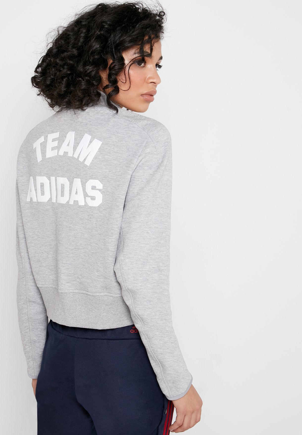 adidas varsity sweatshirt